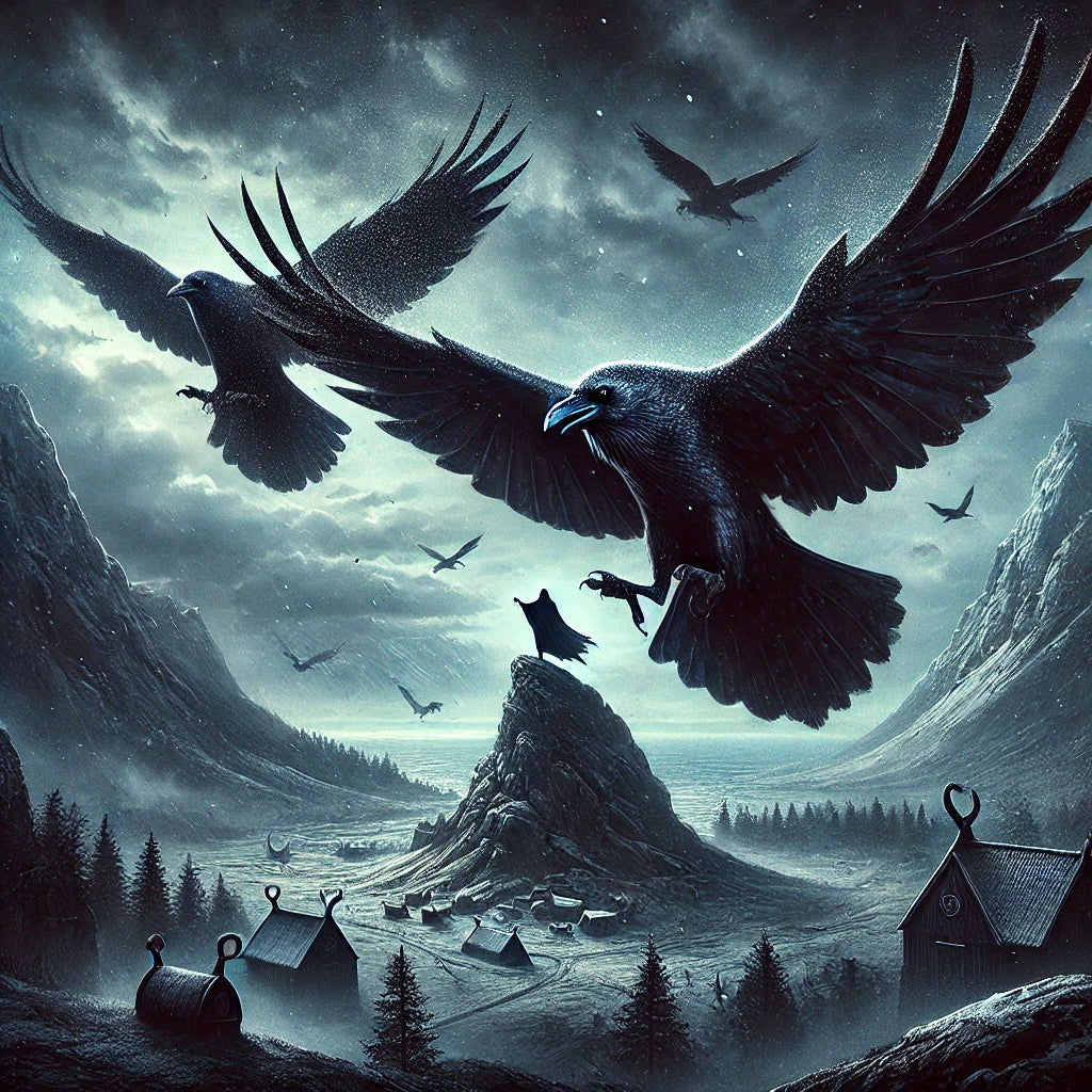 Huginn & Muninn: The Myth Behind Odin’s Ravens