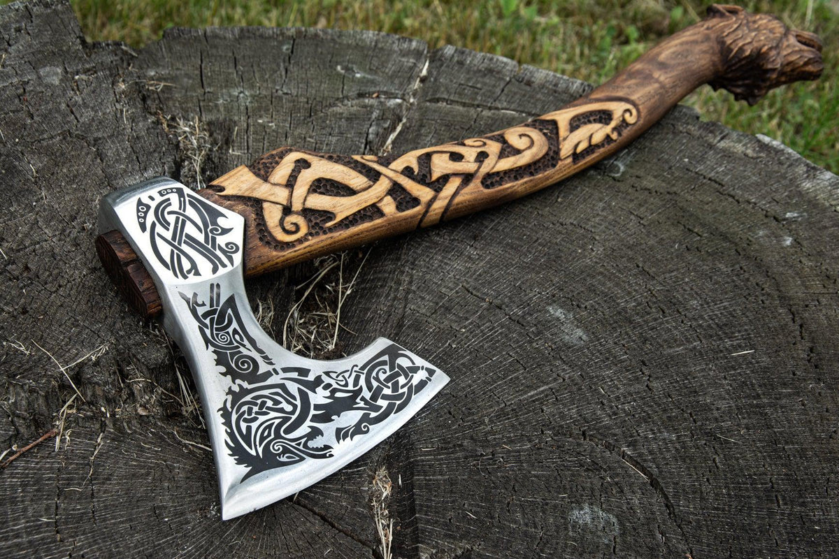 Hand-Forged Viking Axes– Odins-Glory