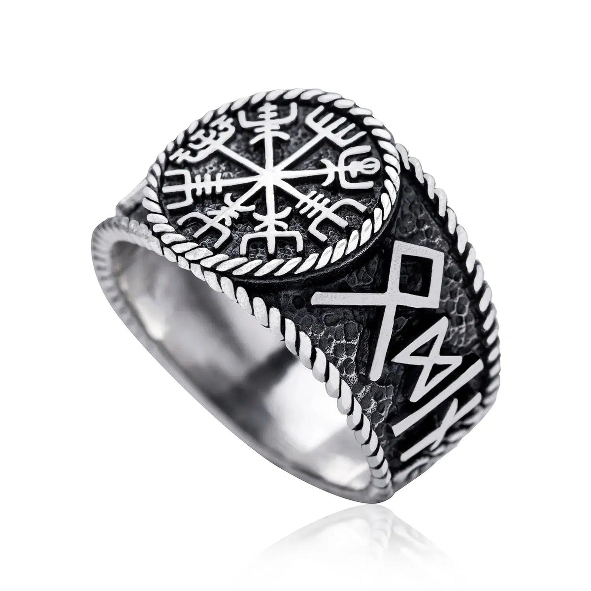Vegvisir Viking Ring 925 Silver | Odins-Glory