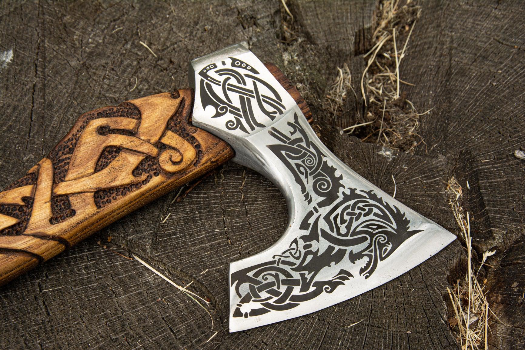 Hand-Forged Axe "Ulfhednar"