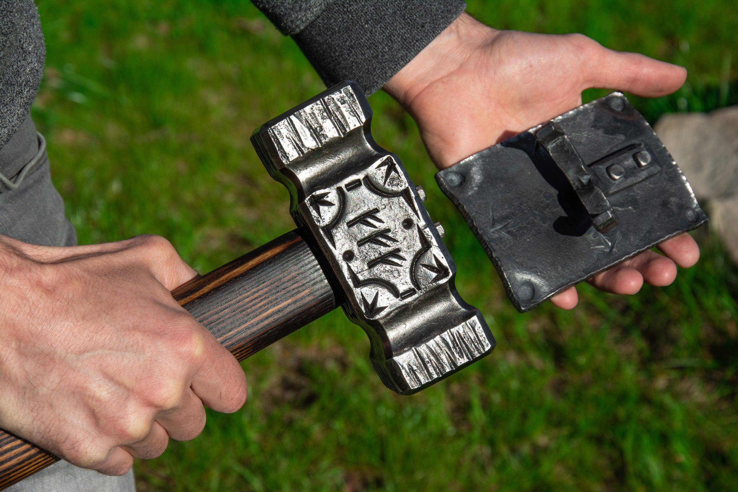 Hand-Forged Blacksmith Hammer "Zeus"