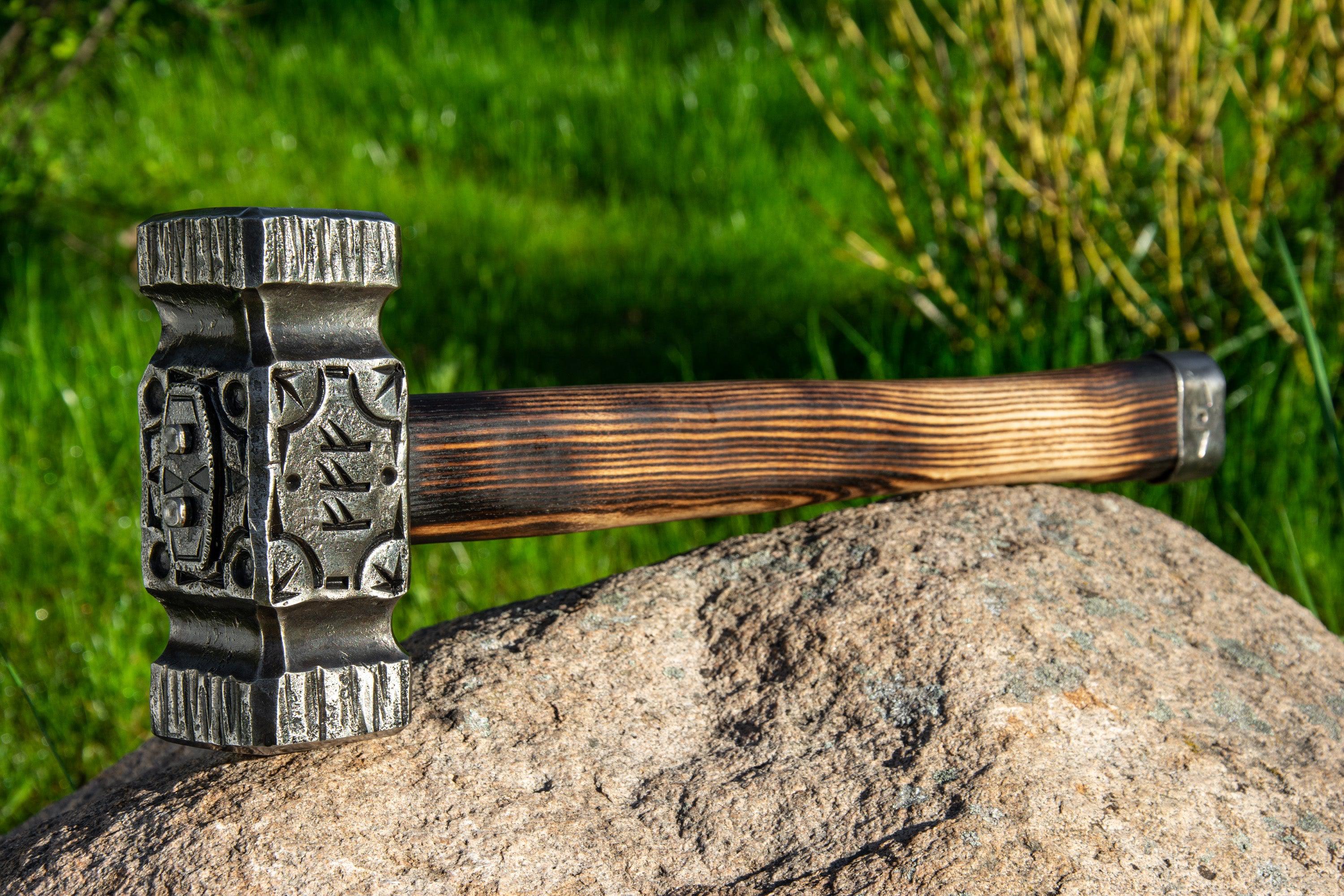Hand-Forged Blacksmith Hammer "Zeus"