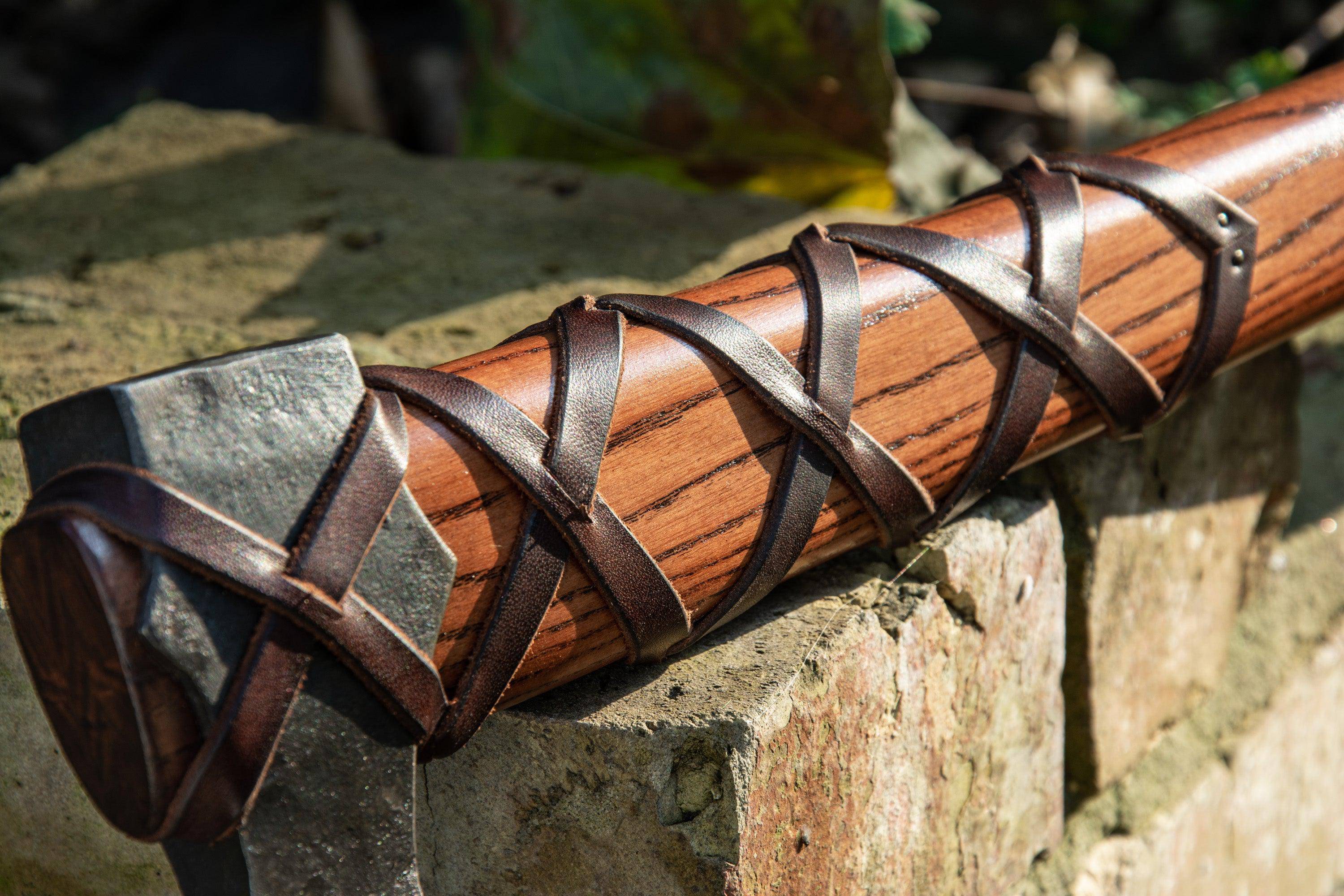 Hand-Forged Viking Long Axe 