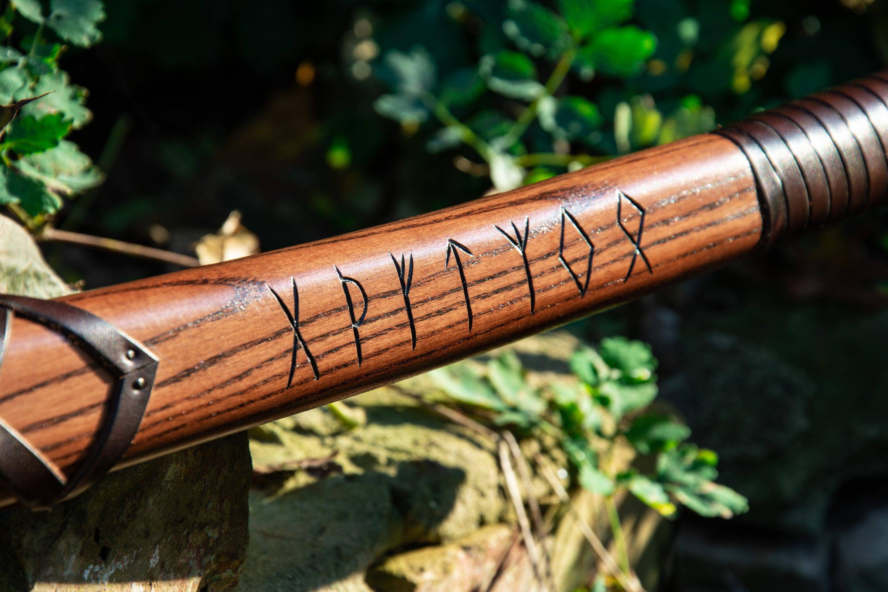Hand-Forged Viking Long Axe 