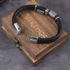 Leather Viking Bracelet With Beads