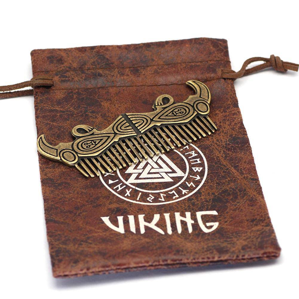 Viking Beard Comb Drakkar Ship