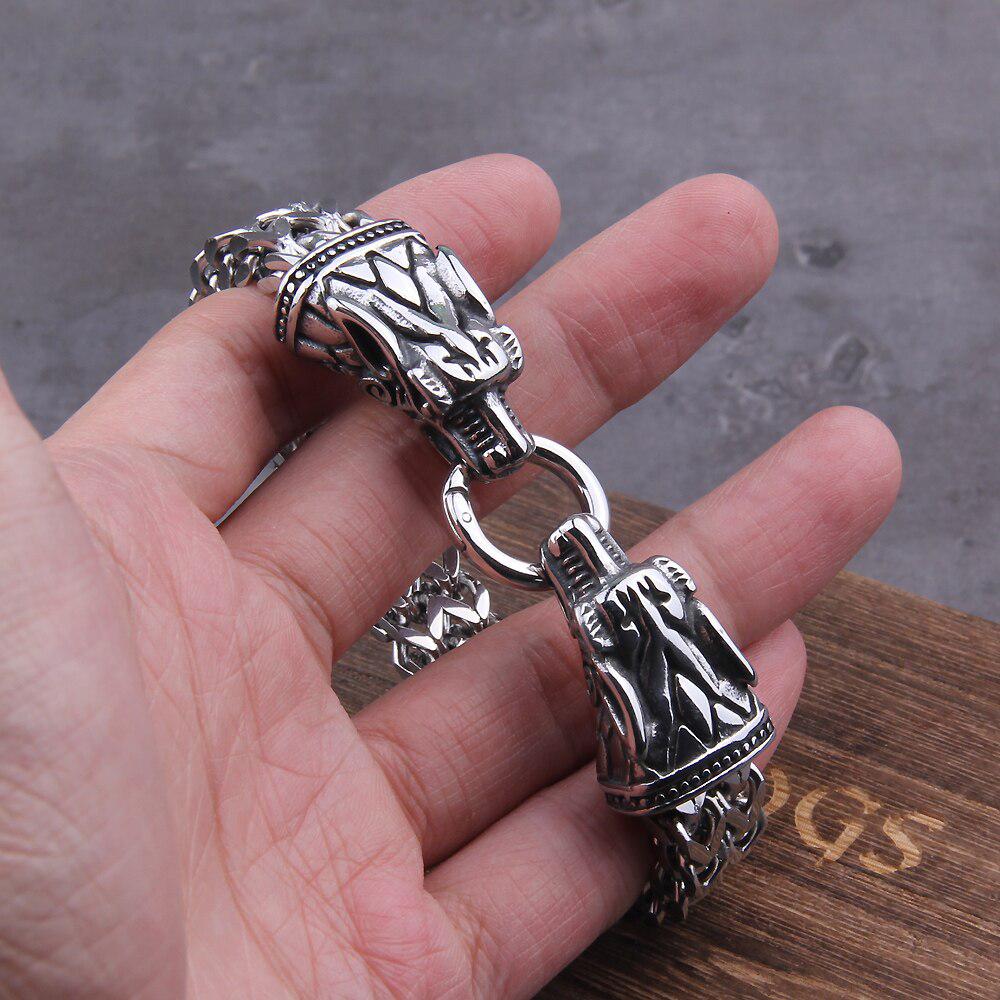 Viking Dragon Nidhogg Bracelet