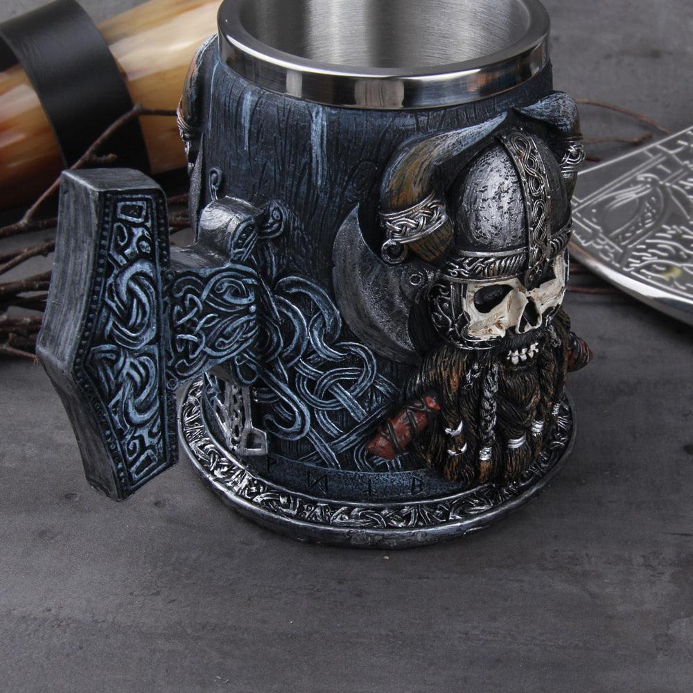 Viking Drinking Mug Thor Hammer