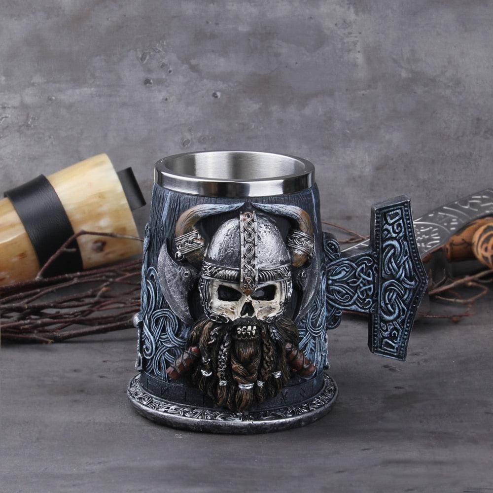 Viking Drinking Mug Thor Hammer