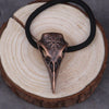Load image into Gallery viewer, Viking Hair Band Raven Skull