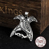 Viking Necklace Huginn & Muninn 925 Silver