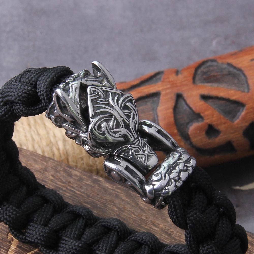 Viking Paracord Bracelet Fenrir