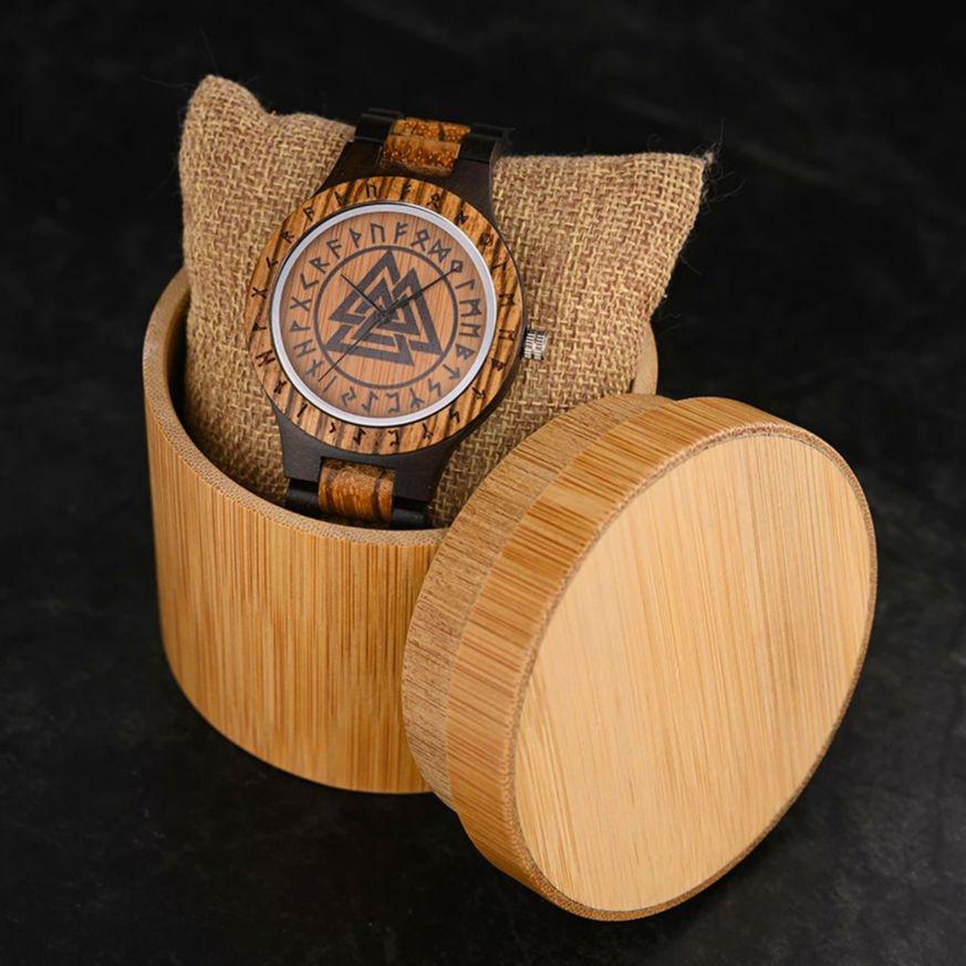 Wooden Viking Watch "VALKNUT"